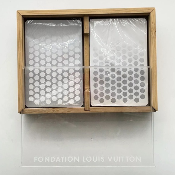 Authentic LOUIS VUITTON Playing Cards Two Sets of LV Playing Card With Box NEW - Picture 4 of 9